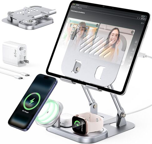 Meifigno 65W 5 in 1 Wireless Charging Station for Apple Multiple Devices in Saudi Arabia