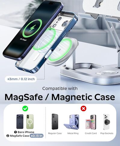 Meifigno 65W 5 in 1 Wireless Charging Station for Apple Multiple Devices in Saudi Arabia
