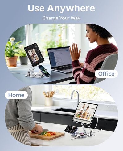 Meifigno 65W 5 in 1 Wireless Charging Station for Apple Multiple Devices in Saudi Arabia