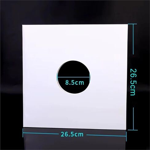 Vinyl Record Sleeves 20pcs Vinyl Record Sleeves Kraft Paper LP Album Covers for Storage Protection in Saudi Arabia
