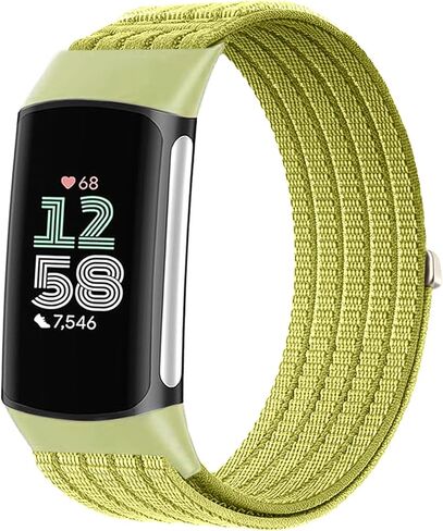 حزام من النايلون لـ Fitbit Charge 6/5، حزام خفيف مسامي لـ Fitbit Charge 5/6 للنساء والرجال in Kuwait