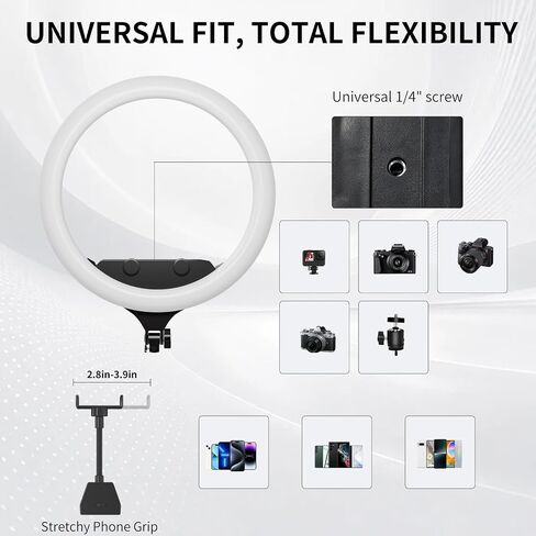 ShowMaven 22" Ring Light with 78.7" Tripod Stand, Remote Control in Saudi Arabia
