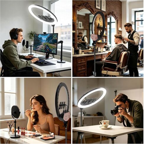 ShowMaven 22" Ring Light with 78.7" Tripod Stand, Remote Control in Saudi Arabia