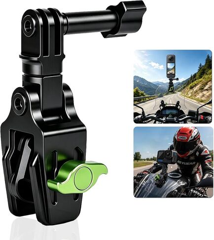 Aluminum Motorcycle Windshield Camera Clip Mount for Insta360 X6 X5 X4 X3 in Kuwait