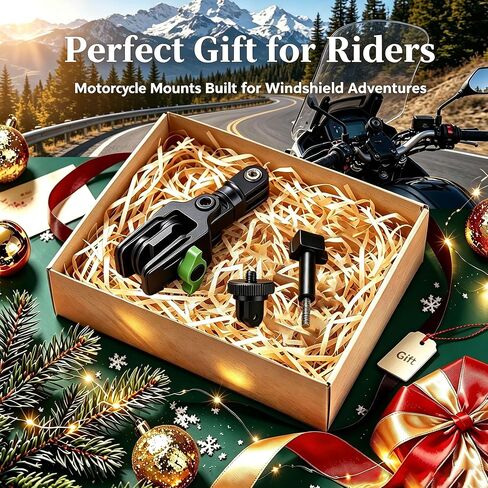 Aluminum Motorcycle Windshield Camera Clip Mount for Insta360 X6 X5 X4 X3 in Kuwait