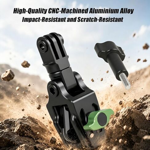 Aluminum Motorcycle Windshield Camera Clip Mount for Insta360 X6 X5 X4 X3 in Kuwait
