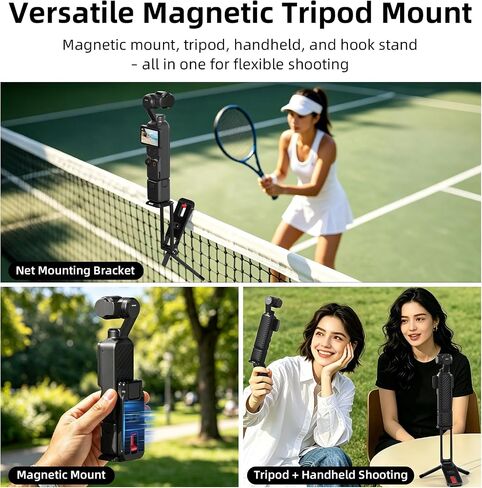Magnetic Tripod for DJI Osmo Pocket 3/4/4P, for Insta360 Luna Ultra in Saudi Arabia