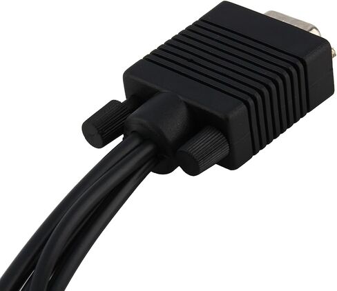 MAVIS LAVEN VGA to S Video Adapter, High Density Cable for PC to TV, Dual Output Options and Sturdy Design for Presentations and Gaming in Saudi Arabia