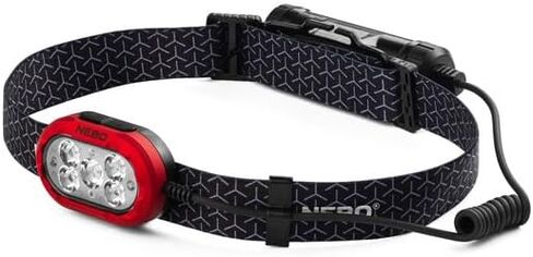 NEBO IllumaTrace Blood Tracker Flashlight | 180 Lumens, 3 Hour Run Time, Rechargeable Tracking Light for Big Game Hunters, Waterproof, High Grip Handle, White Light Mode, Includes USB Charging Cable in Saudi Arabia