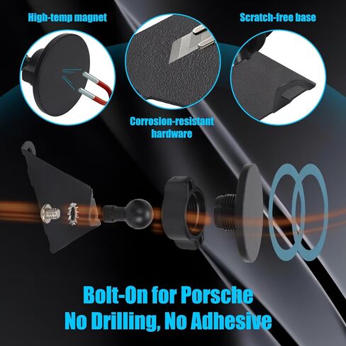 Magnetic Phone Mount for Porsche 981 991 718 in Kuwait
