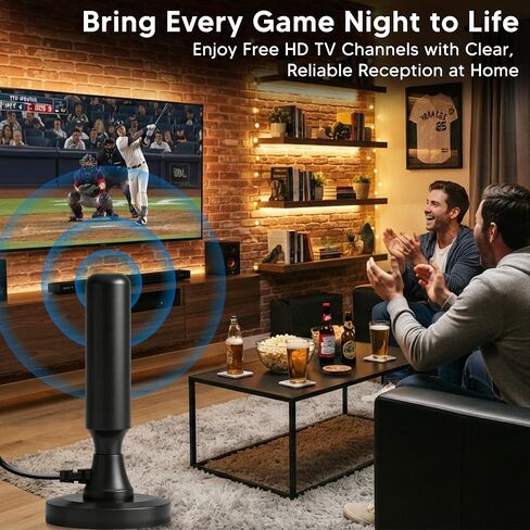 TV Antenna for Local Channels, 2026 Digital TV Antenna for Smart TV Indoor in Kuwait