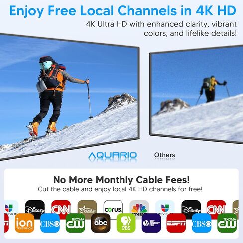 TV Antenna for Local Channels, 2026 Digital TV Antenna for Smart TV Indoor in Kuwait