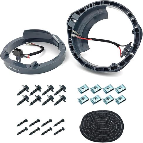 HIGHLIKEINST&Acc 4PCS HLSA-079 6"/6.5"/6.75" Car Speaker Adapter Bracket Speaker Wiring Harness Kit Compatible with 2006-2026 CR-V/Civic/Accord/Pilot/Odyssey/HR-V Aftermarket Front & Rear Door in Kuwait