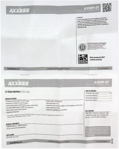Heise AXXESS - GM Data Interface 2000-2013 (AXGM-01) in Kuwait