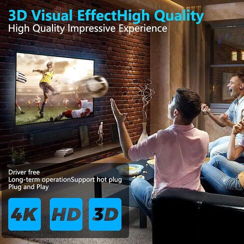 ICUIXIAN 4K 1x8 HDMI Splitter 1 in 8 Out 4K30Hz 8 Port HDMI Splitter in Kuwait