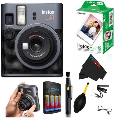 Fujifilm Instax Mini 41 Instant Film Camera... (Camera + 1 Twin Pick) in Kuwait