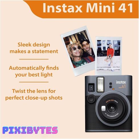 Fujifilm Instax Mini 41 Instant Film Camera... (Camera + 1 Twin Pick) in Kuwait