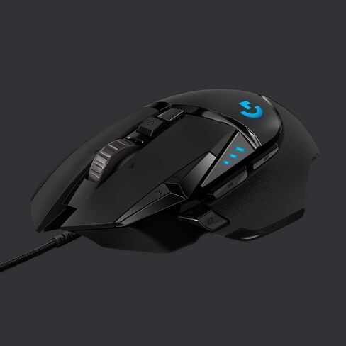 Logitech G935 Over Ear Wireless Headset, Black + Logitech G502 Gaming Mouse 11-Button Gaming Mouse, Black in Kuwait