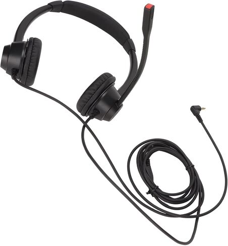 Accurate 2.5mm Professional Headphones with Clear Voice for Phone Sales, Hospitals and Banks in Black in Kuwait