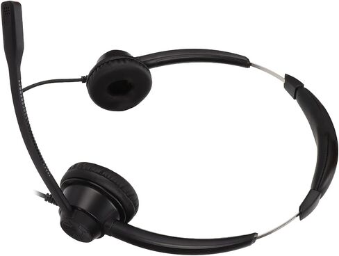 Accurate 2.5mm Professional Headphones with Clear Voice for Phone Sales, Hospitals and Banks in Black in Kuwait