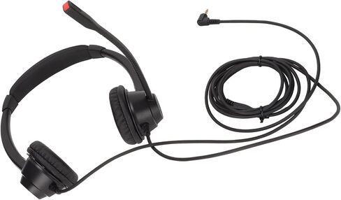 Accurate 2.5mm Professional Headphones with Clear Voice for Phone Sales, Hospitals and Banks in Black in Kuwait