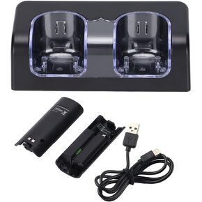 Noiseless Dual Charging Station for , Light, Portable, Small Footprint, Easy to Store. Equipped with 5 Foot Long Power Cord and AC Adapter. (White) in Kuwait