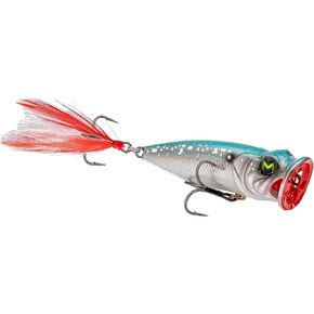Strike King Mach Baits Sprayin' Shad Fishing Lure, Topwater Popper, Open Gill Design, Mustad KVD Elite Short Triple Grip Treble Hooks in Saudi Arabia