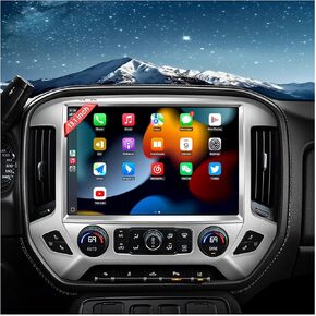 8+128GB 13.1" 8Core Car Radio for Chevy Silverado 2014-2018: 2K QLED Touch Screen, Android 13 Stereo with Wireless CarPlay Android Auto 5G WiFi GPS Bluetooth FM/AM Backup Camera in Saudi Arabia