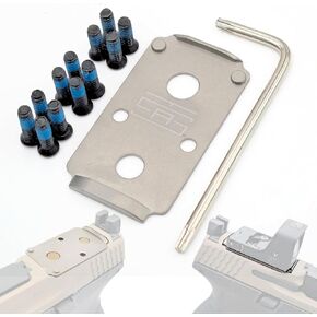 TSA® Adapter Plate for S&W® M&P® M2.0 C.O.R.E.2 – RMR® Footprint – Fits Trijicon® RMR® & Holosun® 407C 507C 508T – Titanium – Screws & Hex Key Included in Saudi Arabia