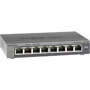 NETGEAR (GS108MX) Switch 10GB Ethernet, 10G Multi-Gigabit Ports, 1 Multi Gig SFP+ Ports, Prosafe Protection, Perfect Lifetime Support, Desktop or Rackable Position in Kuwait