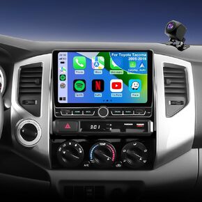 4+64G 5GWiFi Upgrade Car Radio for Toyota Tacoma 2005-2015, 9inch Android 13 Touch Screen Head Unit, Wireless Carplay Android Auto Double Din Stereo GPS Navigation Bluetooth FM SWC Truck Backup Camera in Saudi Arabia
