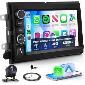 4G+128G Car Radio Stereo: for Ford F150 2004-2008 in Saudi Arabia