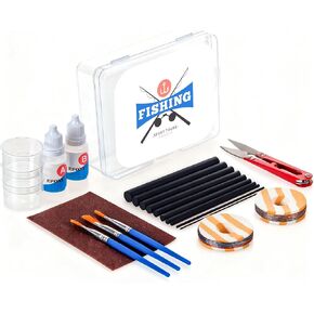 Fishing Rod Repair Kit, Carbon Fiber & Epoxy for Saltwater Freshwater in Kuwait