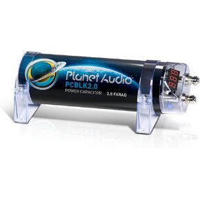 Planet Audio PCBLK2.0 2 Farad Car Capacitor, Energy Storage, Enhanced Bass in Kuwait