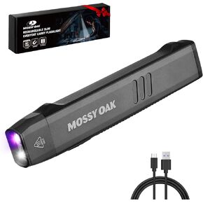 Mossy Oak 1200LM Rechargeable EDC Flashlight UV Light Magnetic in Kuwait