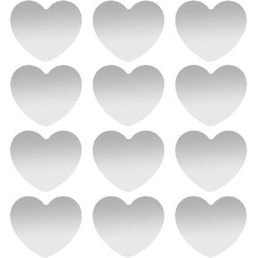 SALEX Metal Plates for Magnetic Mount, Wall & Air Vent Phone Holder, Case, Magnet, Craft. Kit of 12 Silver Heart Iron Discs Without Holes. 3M Adhesive Backing. Steel Stickers Replacement Set 12 Pack. in Saudi Arabia