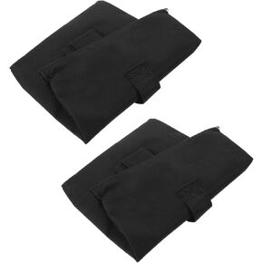 2pcs Sports Net Sandbags, 34x23cm Oxford Cloth Black in Kuwait