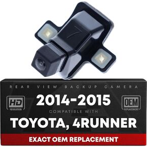 Rear View Backup Camera, Reverse Park Assist - Compatible with 2014-2015 Toyota 4Runner - OEM 8679035060, TO1960123 in Saudi Arabia