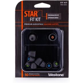 Westone Star Silicone Replacement Eartips - 5 Pair Pack, Fit Kit with Multiple Sizes in Saudi Arabia