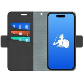 حافظة DefenderShield لهاتف iPhone 17 Pro Max مع حماية EMF باللون الأسود in Kuwait