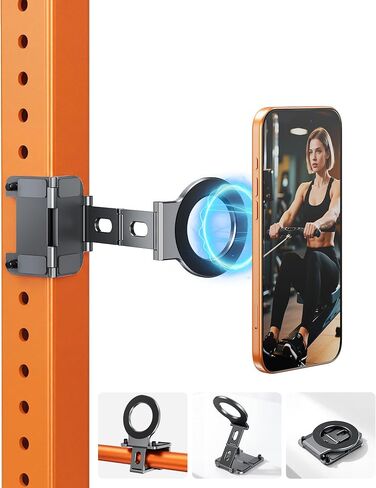 Dual Magnetic Phone Holder, Mount Stand for MagSafe for Wall & Desk in Kuwait