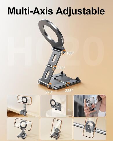 Dual Magnetic Phone Holder, Mount Stand for MagSafe for Wall & Desk in Kuwait