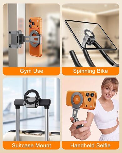 Dual Magnetic Phone Holder, Mount Stand for MagSafe for Wall & Desk in Kuwait