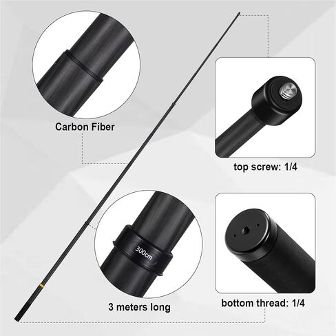 3m Extended Invisible Selfie Stick for insta360 x6 Insta 360 x5 in Kuwait