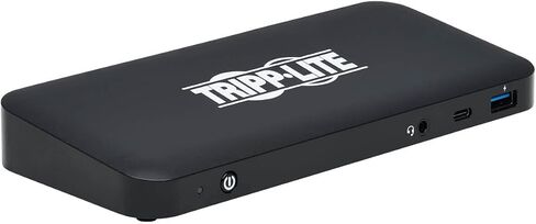 Tripp Lite Triple Monitor USB-C Dock Universal Laptop Docking Station Hub, HD 4K @ 60Hz HDMI & 2X DisplayPort, Windows & Mac Compatible, USB-C & 3X USB 3.2 Ports, 3-Year Warranty (U442-DOCK8-B) in Kuwait