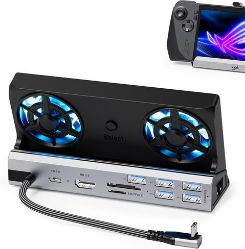 13-in-1 Dual-Fan Docking Station for Steam Deck/MSI Claw/Switch in Kuwait