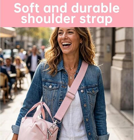 Shoulder Strap Compatible with Stanley Cooler Bag and Lunch Box, Made of Nylon Webbing Straps, Thick and Soft Pad for Comfortable Carrying, Replacement Straps for Lunch Box in Kuwait