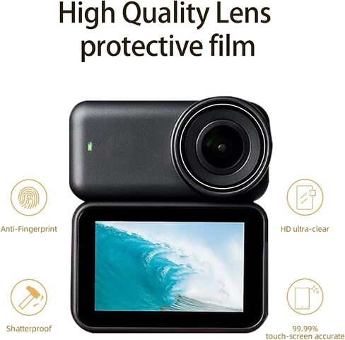 Lens protective film for DJI Osmo Nano camera, HD Protective Film 6h Hardness Lens protective film,Easy Installation,Anti-Scratch,HD Quality,(6 Pack) in Kuwait