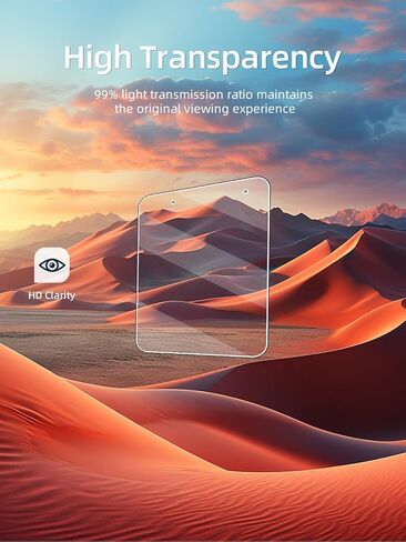 Screen protective film for GOPRO MISSION 1, Ultra Clear Tempered Glass Screen protective film,Easy Installation,Anti-Scratch,HD Quality,(3SETS) in Kuwait