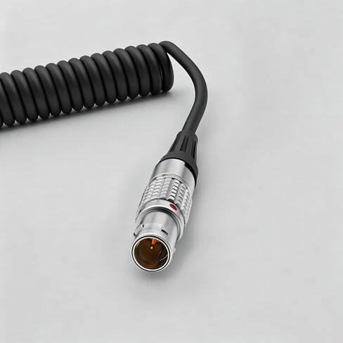 D-TAP to 0B 2 Pin LEMO-Compatible Male Power Coiled Cable for Suitable Teradek Z CAM ARRI RED DJI TILTA Paralinx Preston Transvideo Offhollywood Switronix Panasonic, 59in" in Kuwait